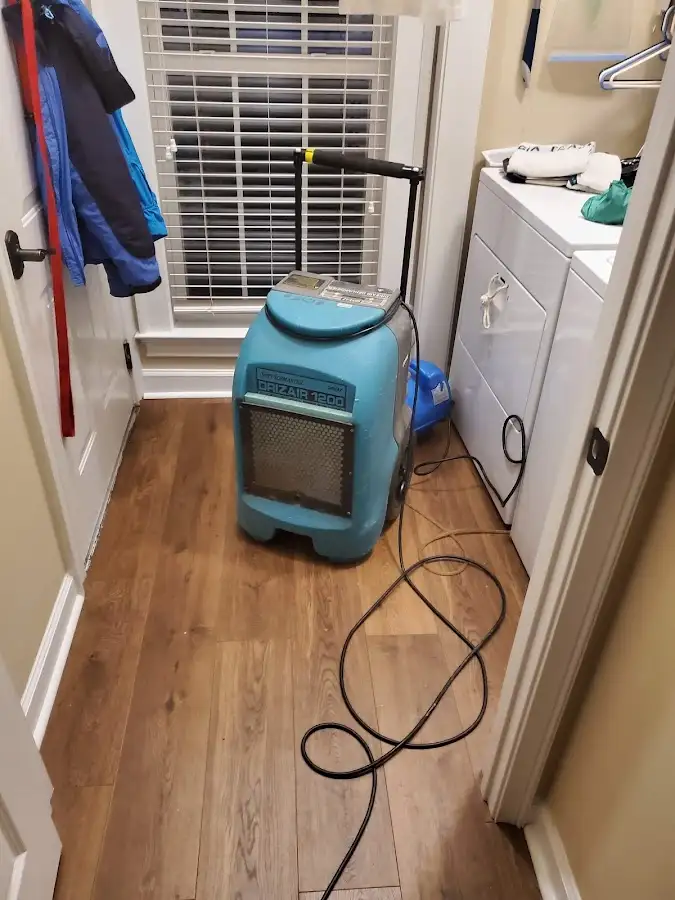 Commercial dehumidifier deployed for Flood Damage Cleanup in Kalkaska